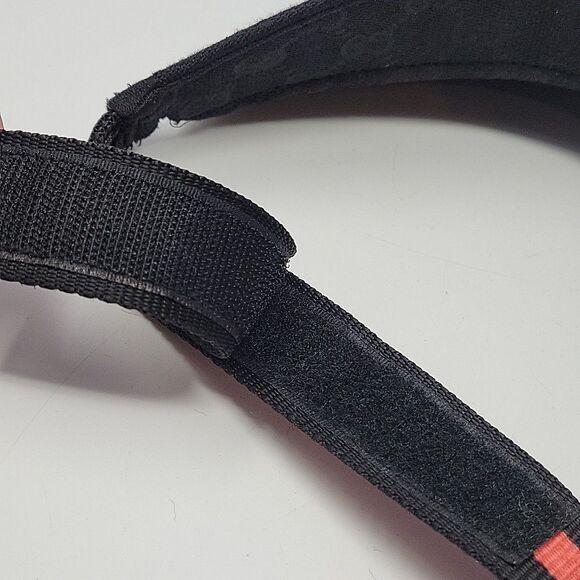 Gucci Black GG Logo Adjustable Sun Visor Made in Italy - Picture 10 of 14
